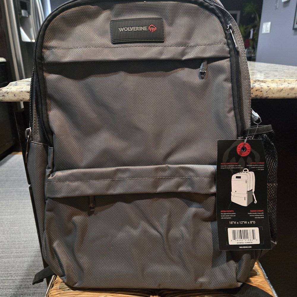 Wolverine Gray Men's Backpack